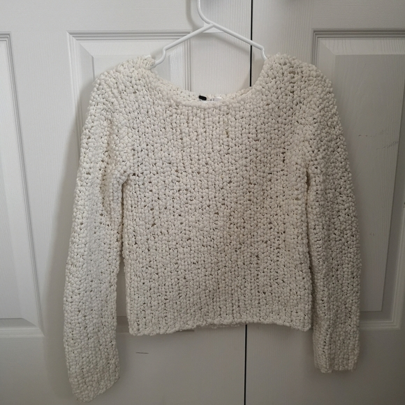 H&M white textured sweater - Picture 1 of 4